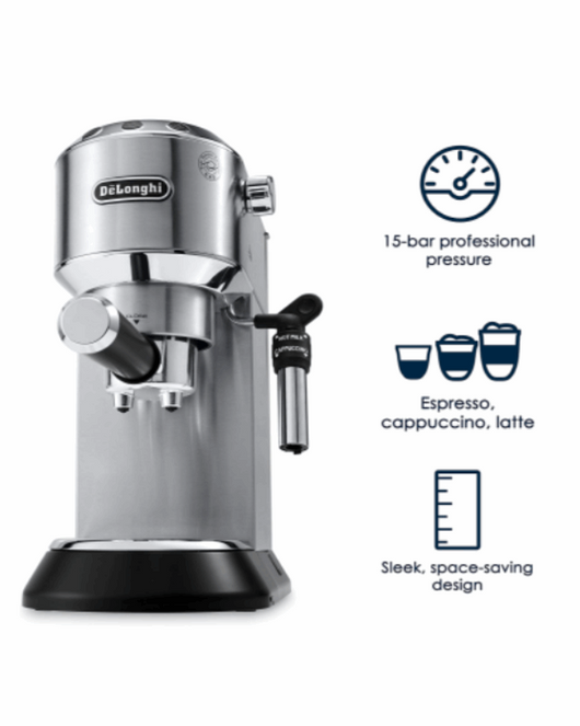 ديلونجي ديديكا ماكينة اسبريسو  De'Longhi EC685BK Dedica Deluxe Espresso Machine