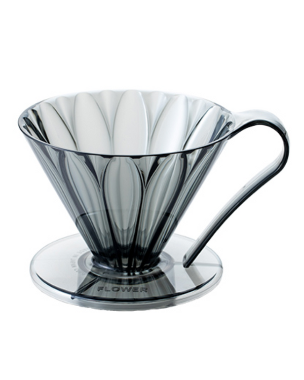 Cafec Flower Dripper TRITAN-Black Plastic كافك فلور دريبر