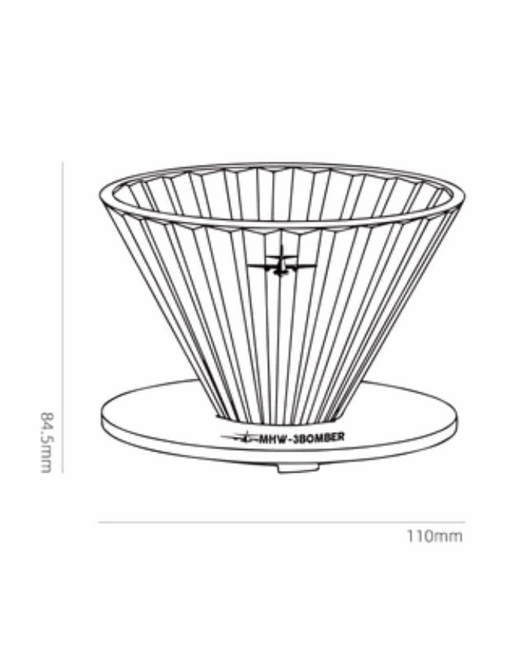 بومبر  V60  موديل (Elf )   MHW-3BOMBER Elf Dripper