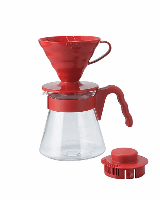 مجموعة V60 من هاريو   Hario V60 Pour Over Kit Red